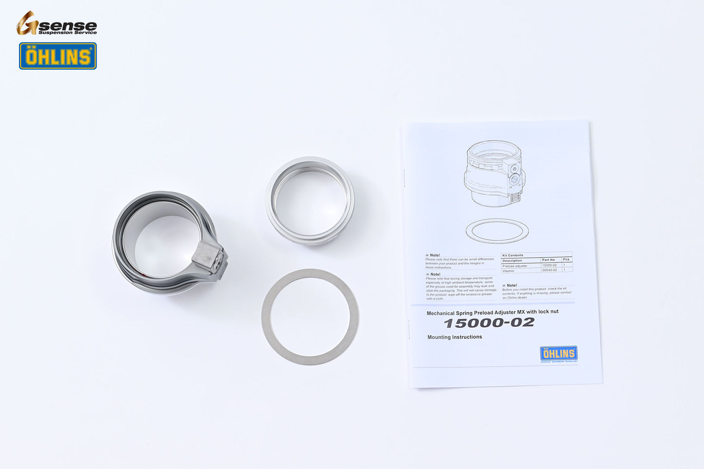 OHLINS MX＆EDプリロードアジャスター 15000-02