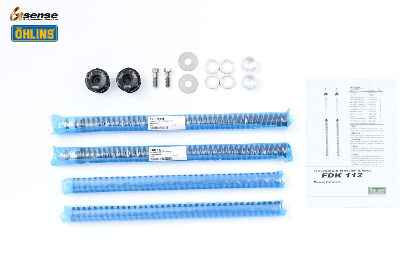 OHLINS FDK112 フロントダンピングキット