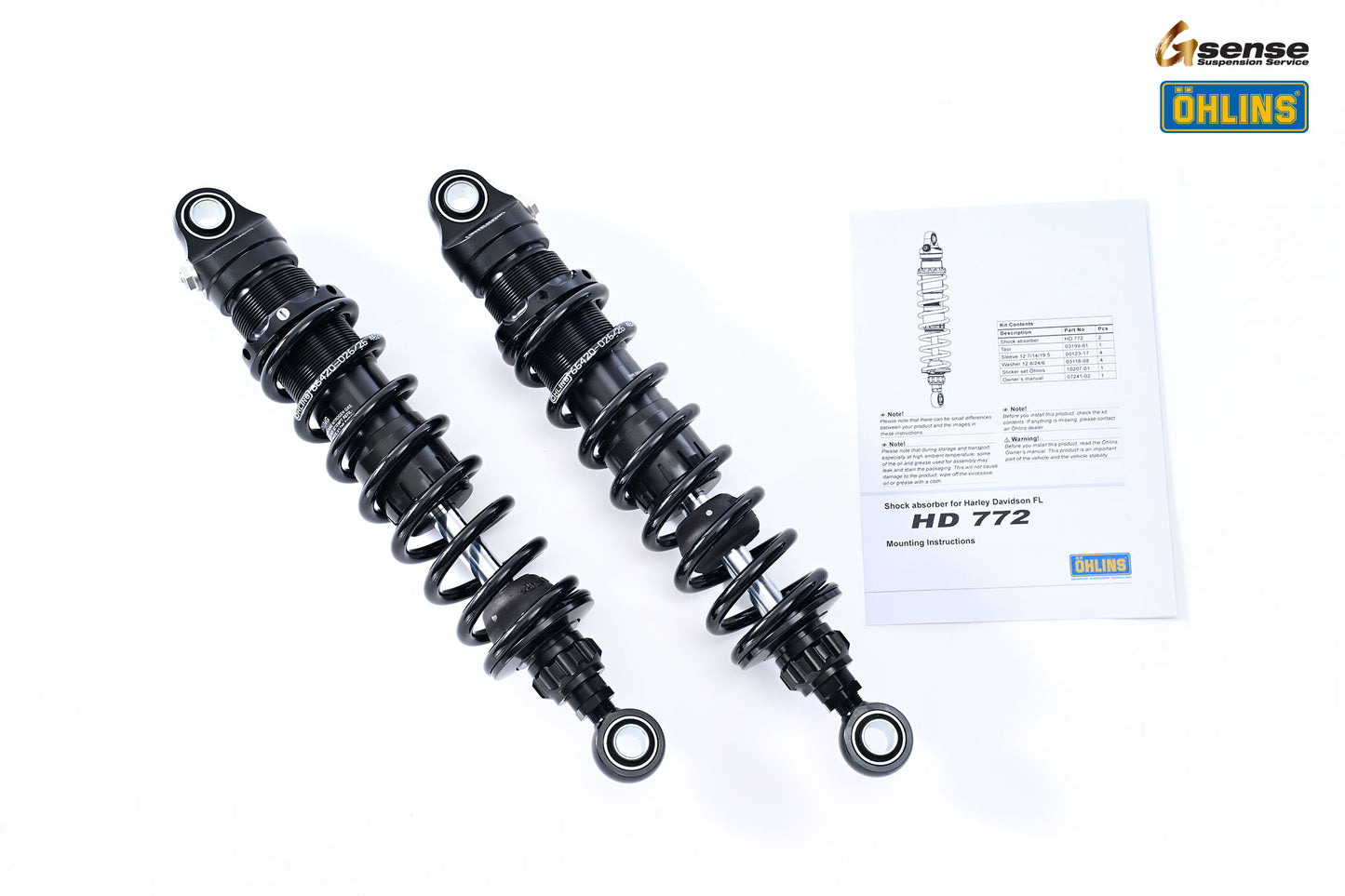 OHLINS HD772 S36DR1L Blackline